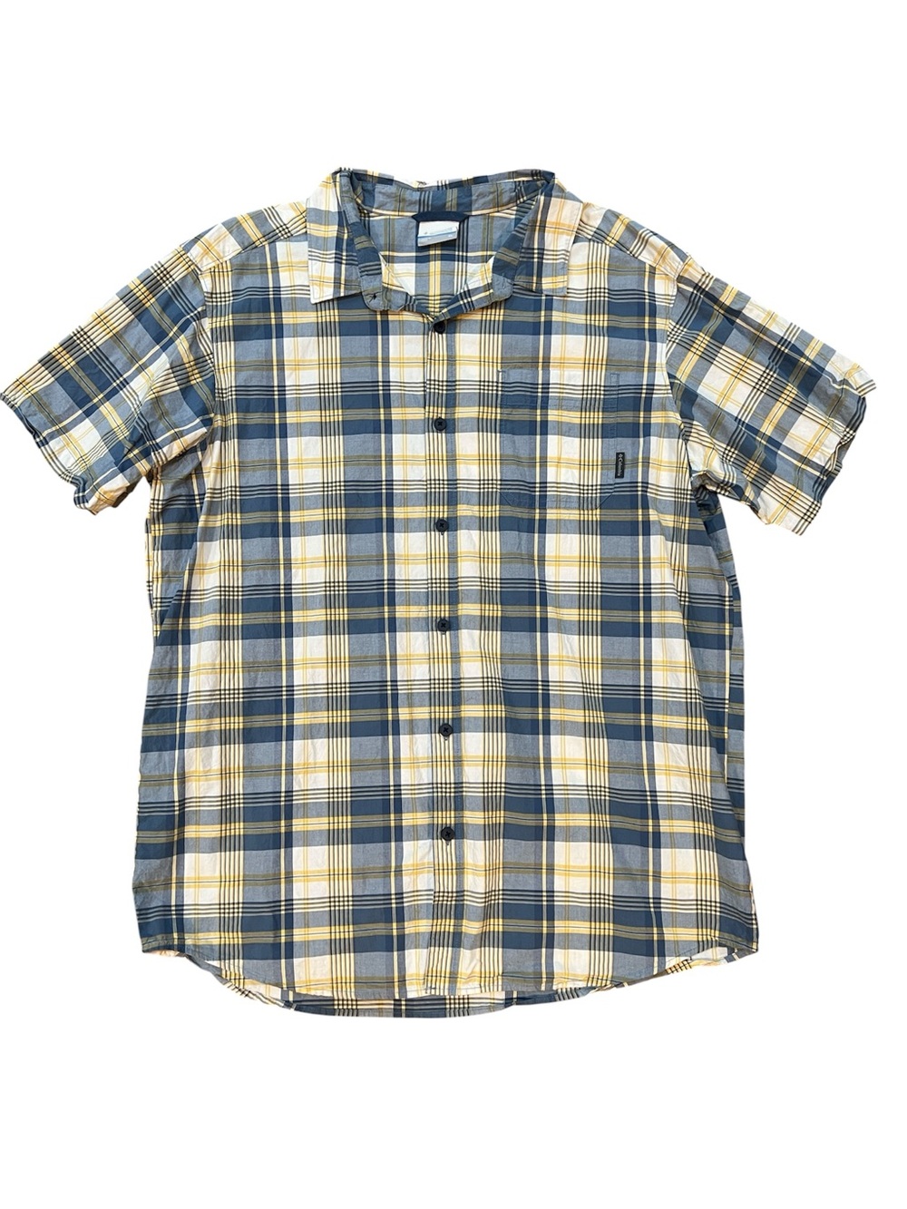 Columbia Rapid Rivers Plaid Button-Up Size XL